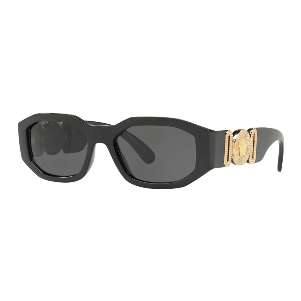Versace Medusa Biggie Sunglasses – Black / Dark Grey (VE4361 GB1/87)