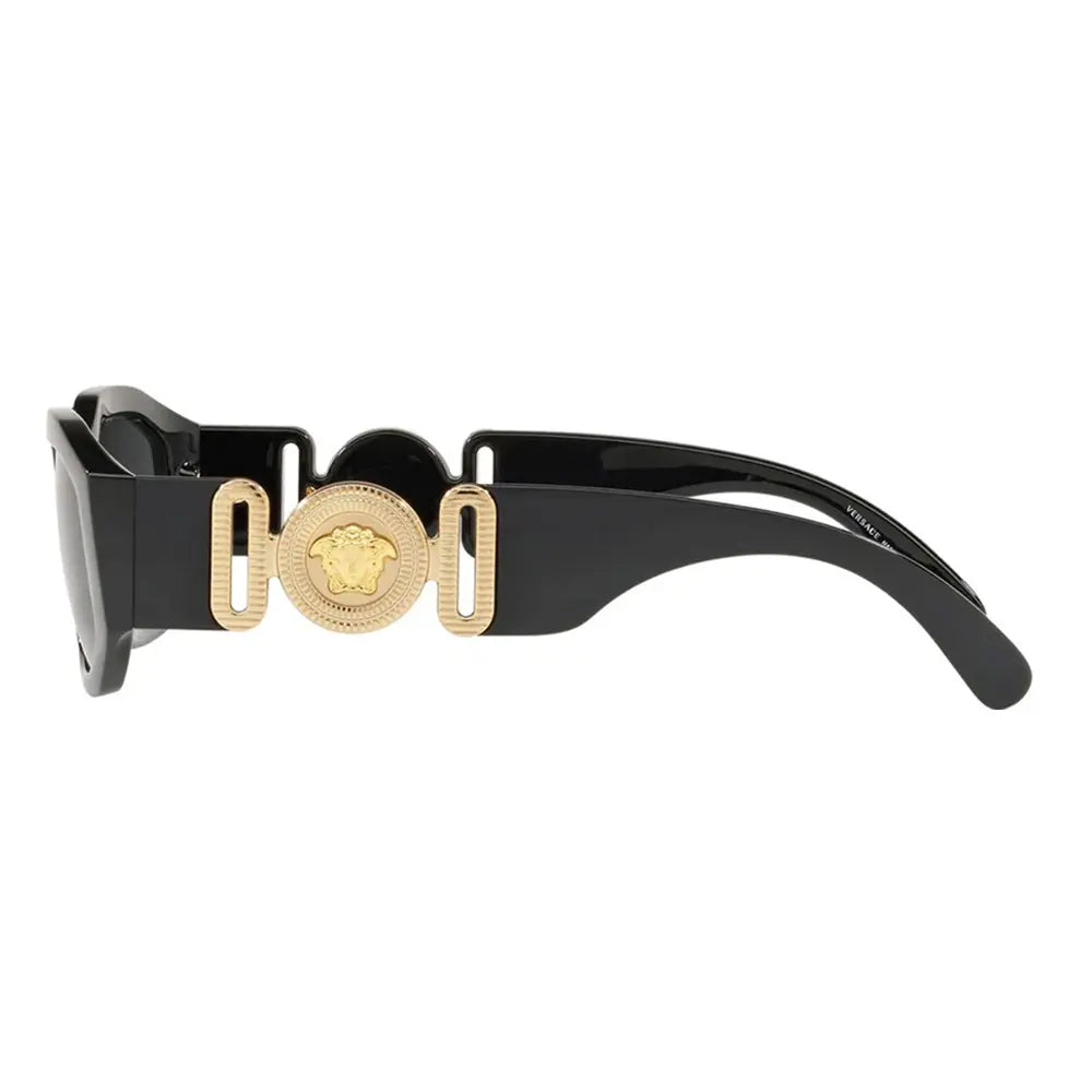 Versace Medusa Biggie Sunglasses – Black / Dark Grey (VE4361 GB1/87)